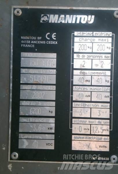Manitou 150 AETJC Nacelles articulées