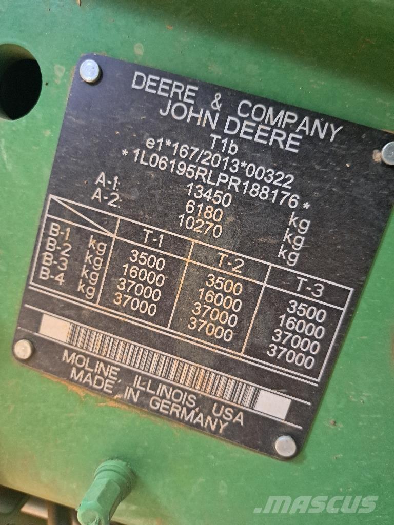 John Deere 6R 195 Tracteur