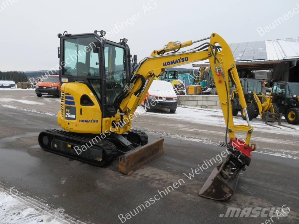 Komatsu PC 26 MR-5 Mini pelle < 7t