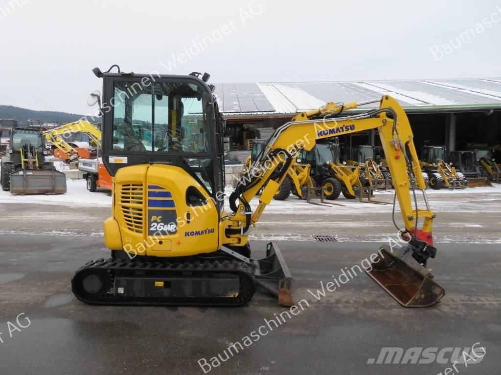 Komatsu PC 26 MR-5 Mini pelle < 7t