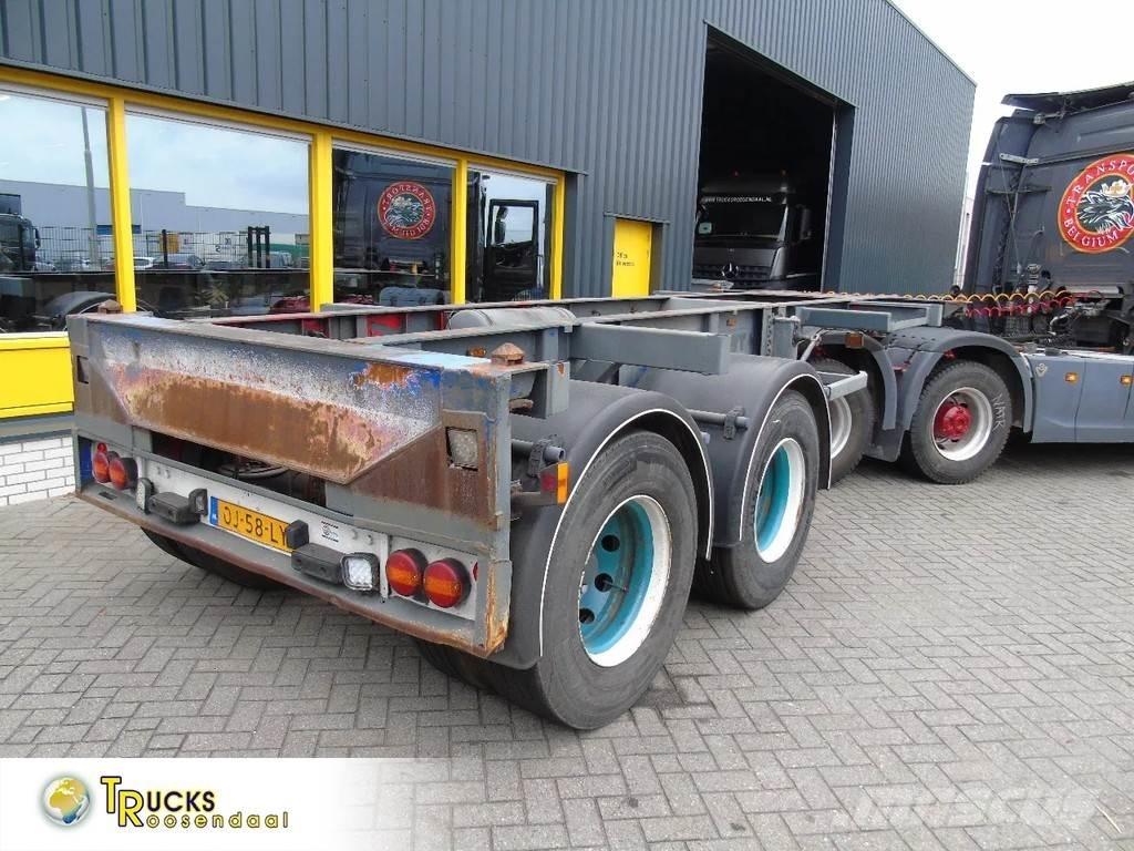  TR'AX 2 AXLE + 20FT Semi remorque porte container