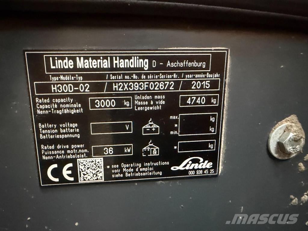 Linde H30D-02 Chariots diesel