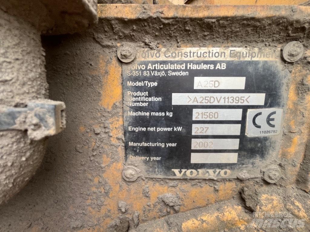 Volvo A 25 D Tombereau articulé