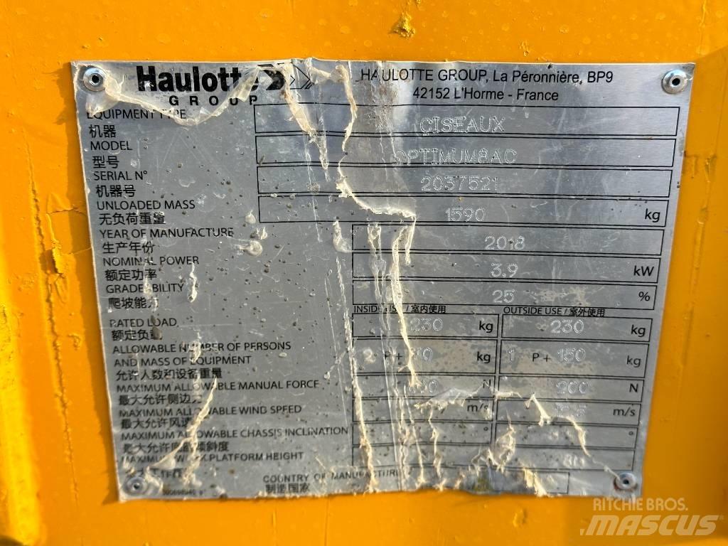 Haulotte OPTIMUM 8 Nacelle ciseaux