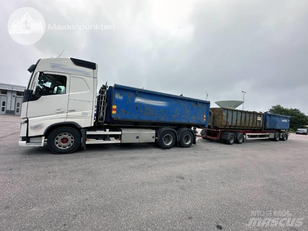 Volvo FH 500 EKIPAGE Camion ampliroll