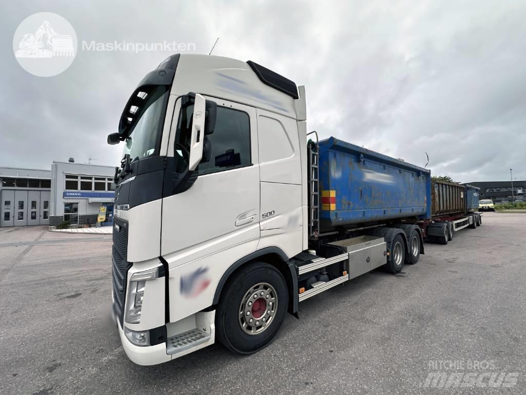Volvo FH 500 EKIPAGE Camion ampliroll