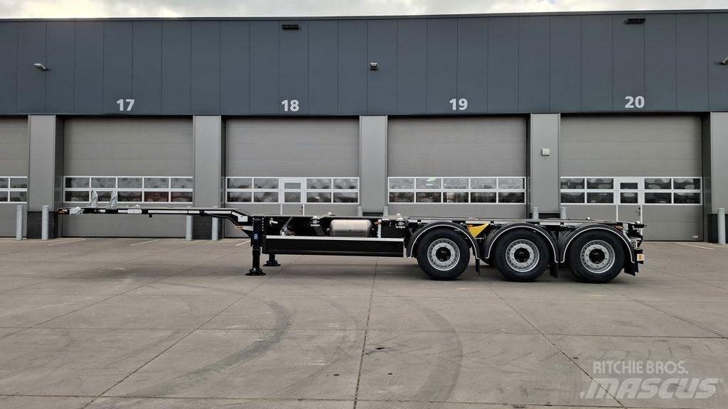 D-tec Portmaster Semi remorque porte container