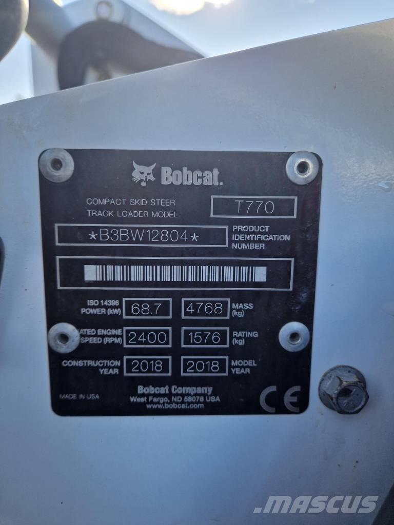 Bobcat T 770 Chargeuse sur chenilles