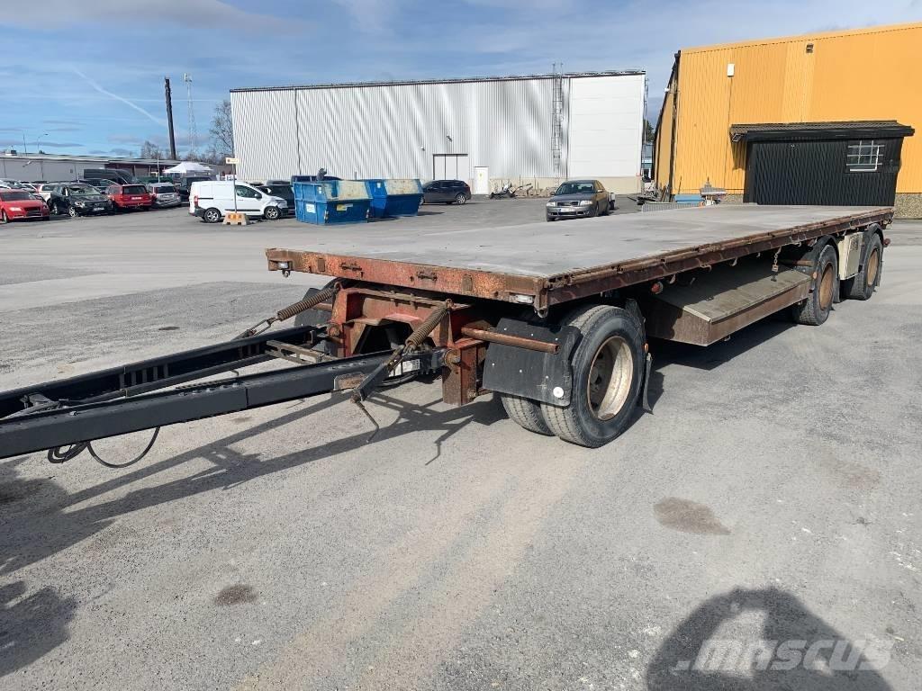 ORY 3 axlad flakvagn Remorque ridelle