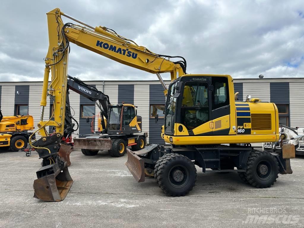 Komatsu PW160-11 Pelle sur pneus