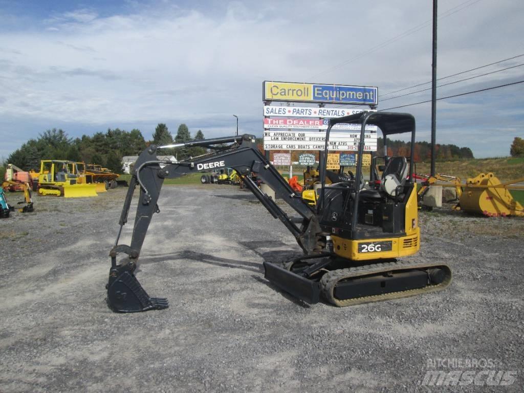 John Deere 26G Mini pelle < 7t