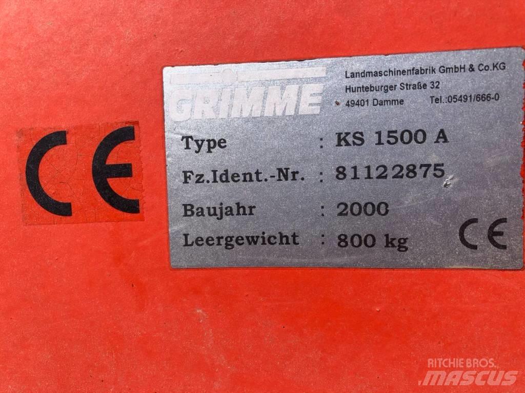 Grimme KS 1500 A Arracheuse de pommes de terre