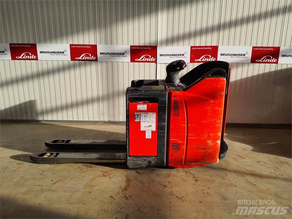 Linde T20SP kurz Transpalette accompagnant