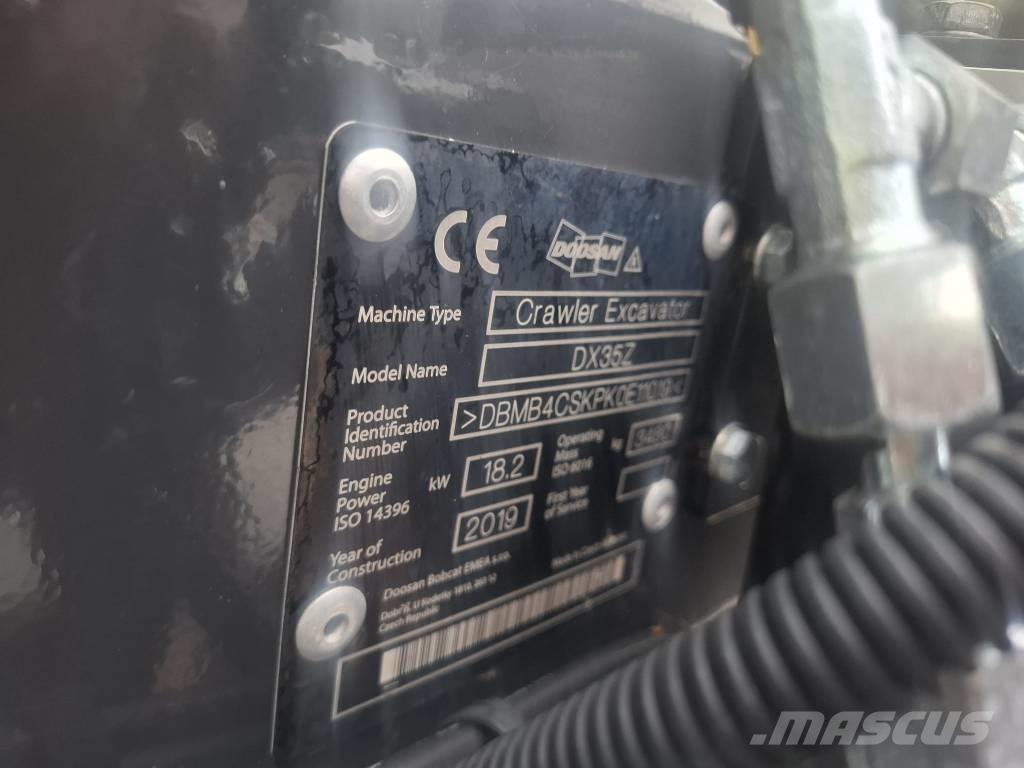 Doosan DX 35 Z Mini pelle < 7t