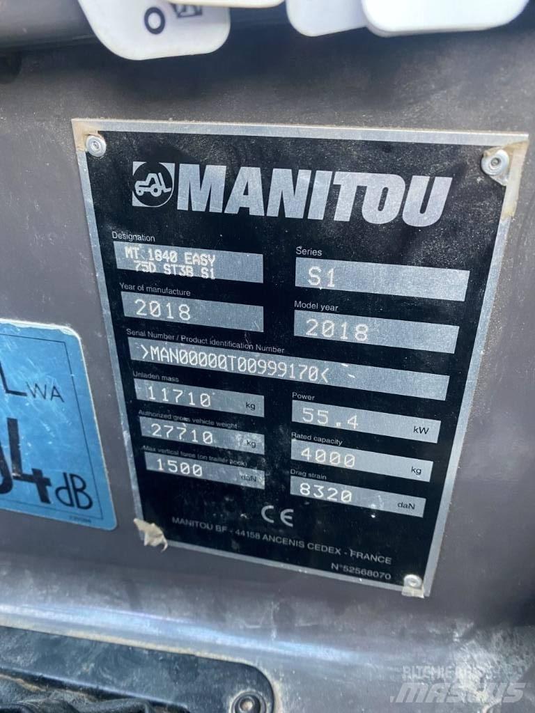 Manitou MT 1840 Chariot télescopique