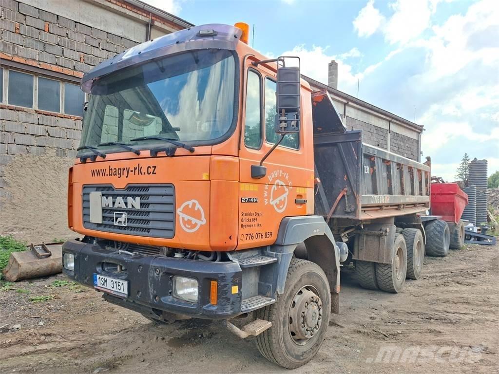 MAN 27.414 6X6 Camion benne