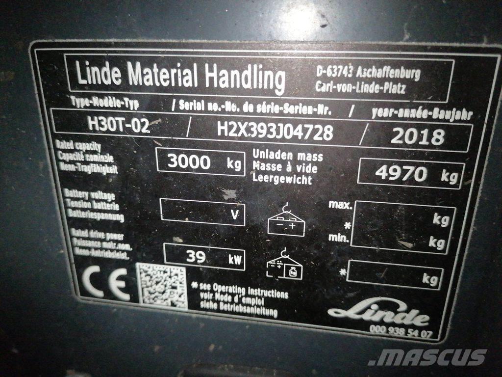 Linde H30T-02 Chariots GPL