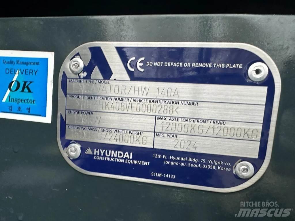 Hyundai HW140A Pelle sur pneus