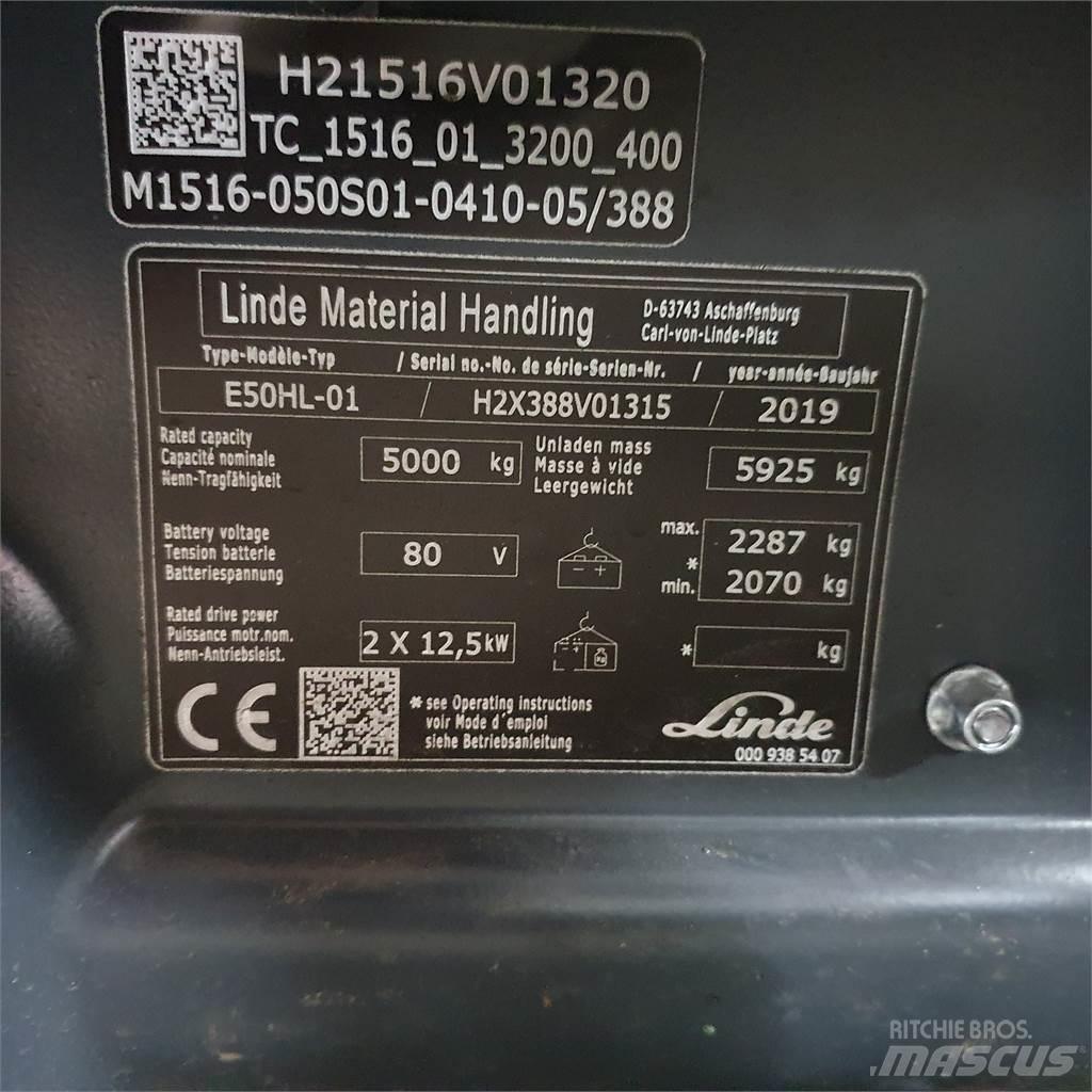 Linde E50HL Chariots élévateurs électriques