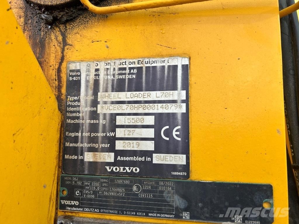 Volvo L 70 H Chargeuse sur pneus