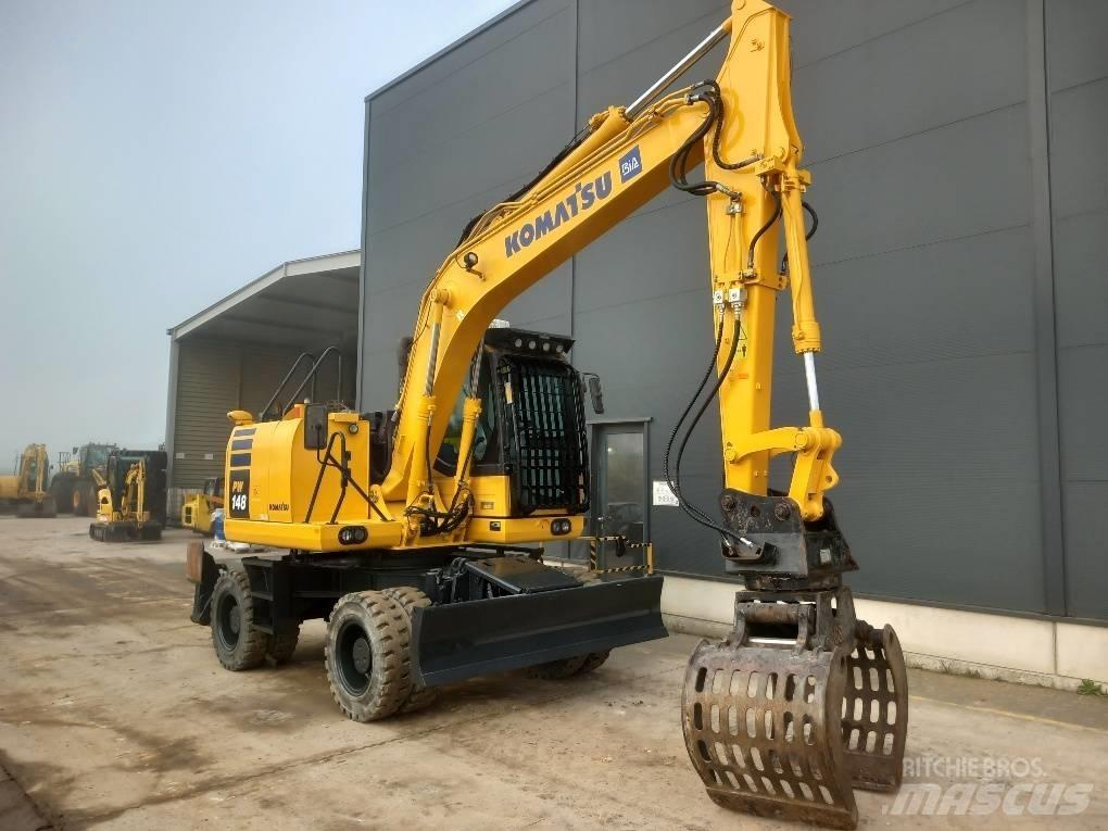 Komatsu PW148-10 Pelle sur pneus