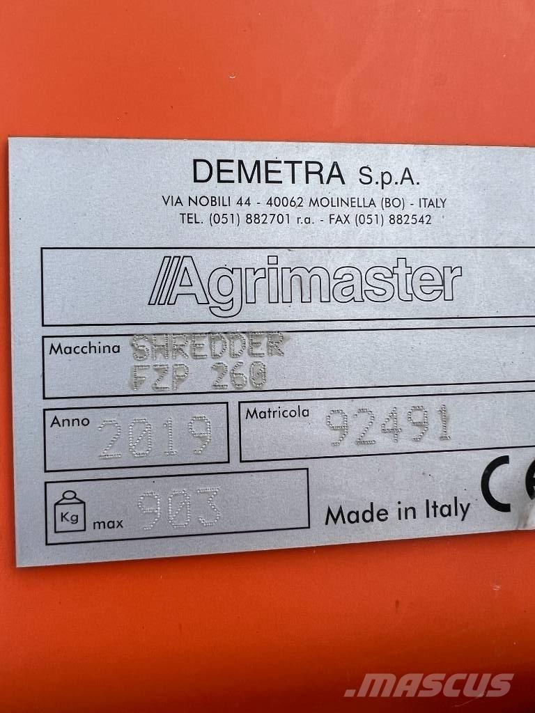 Agrimaster FZP 260 Broyeur / Gyrobroyeur / Epareuse