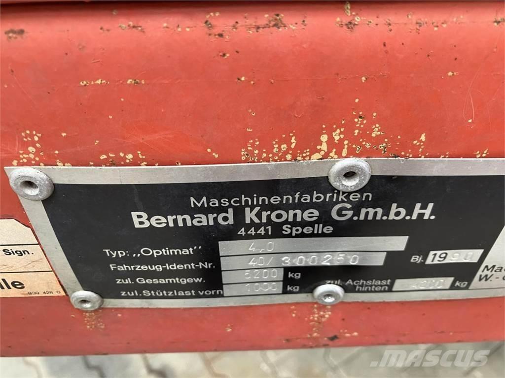 Krone Optimat 4.0 Epandeur de fumier