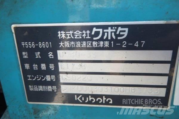 Kubota U-30-3S Mini pelle < 7t