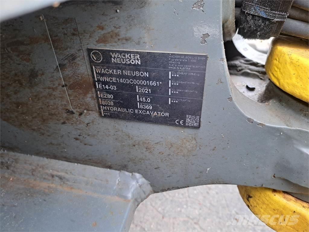 Wacker Neuson EZ80 Pelle sur chenilles