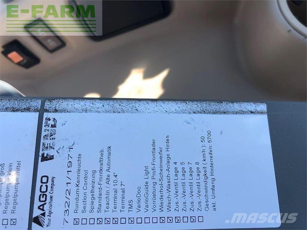 Fendt 714 vario Tracteur