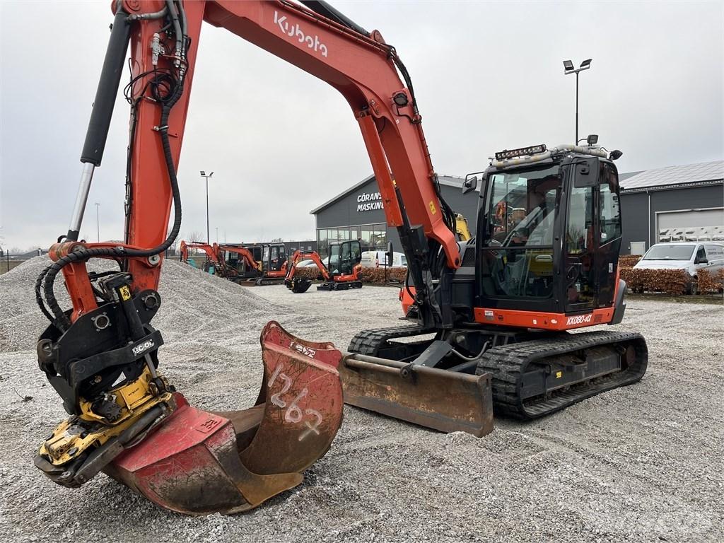 Kubota KX 080-4 Mini pelle 7t-12t