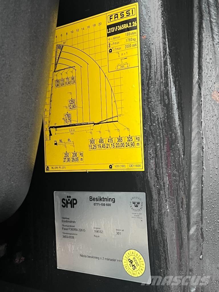 MAN Tgs 35.540 8x2-4 Camion plateau ridelle avec grue