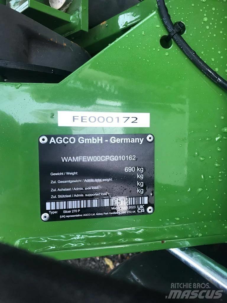 Fendt Slicer 270P Faucheuse