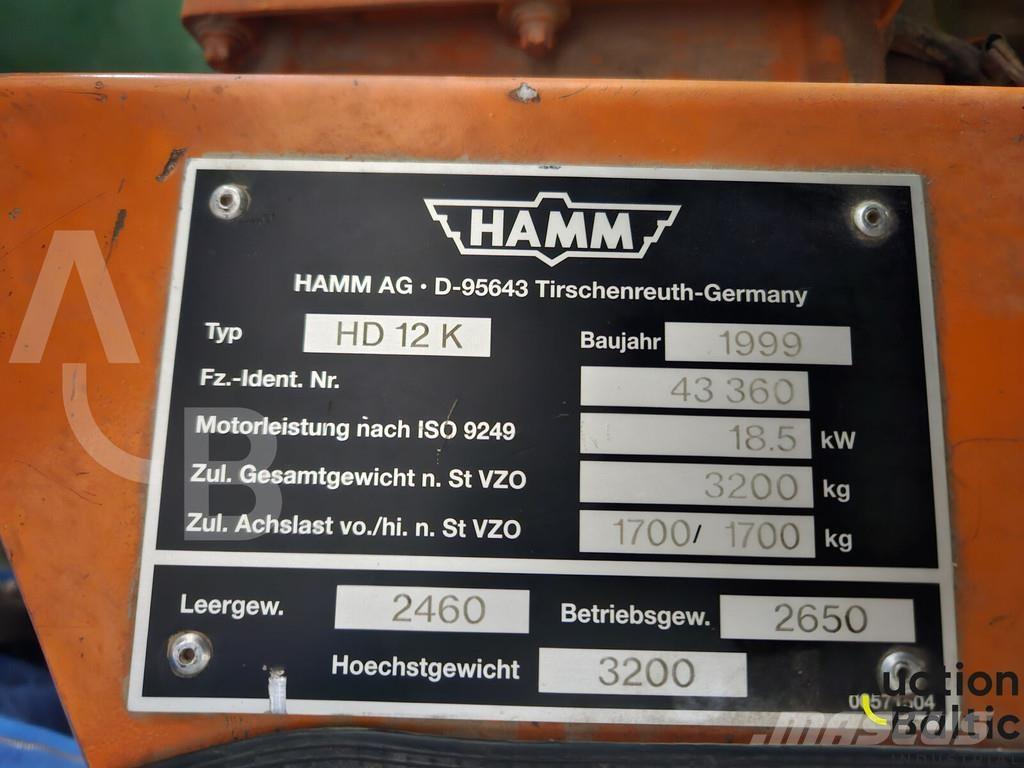 Hamm HD 12 K Autres rouleaux