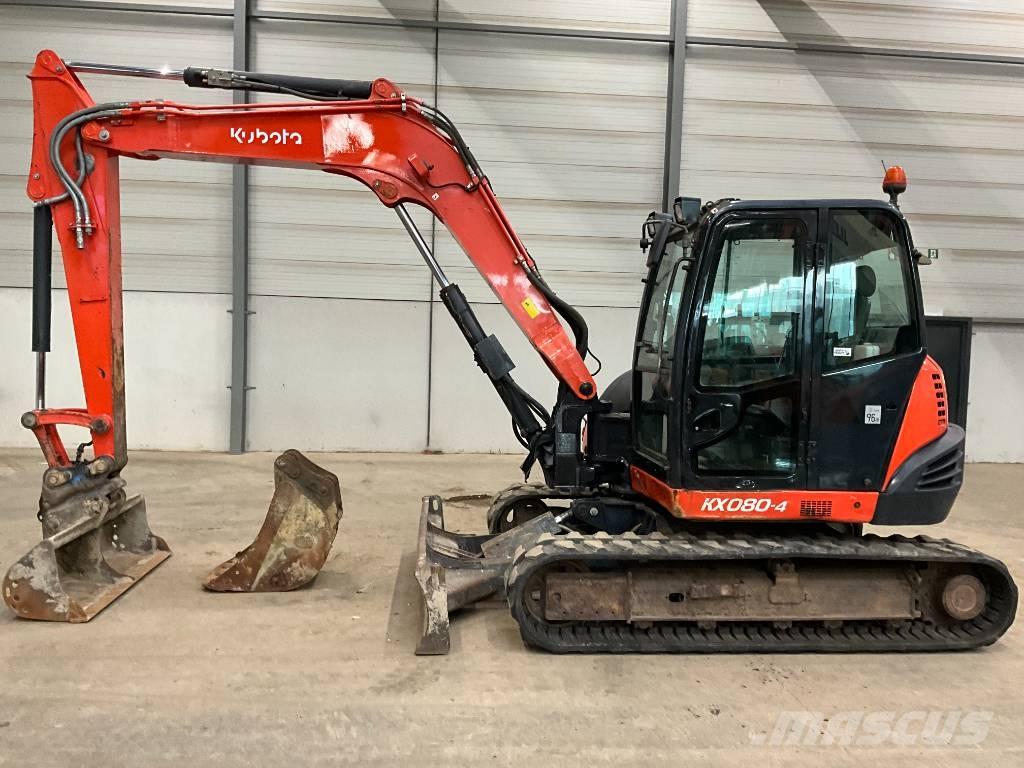 Kubota KX 080-4 Mini pelle 7t-12t
