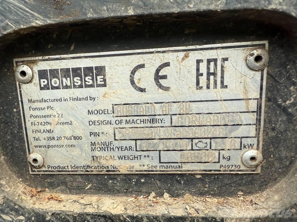 Ponsse BUFFALO AF 8W Porteur