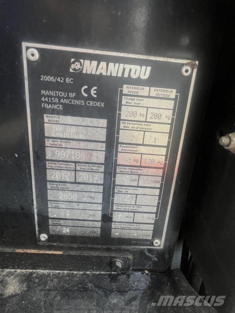 Manitou 100 VJR Mât vertical
