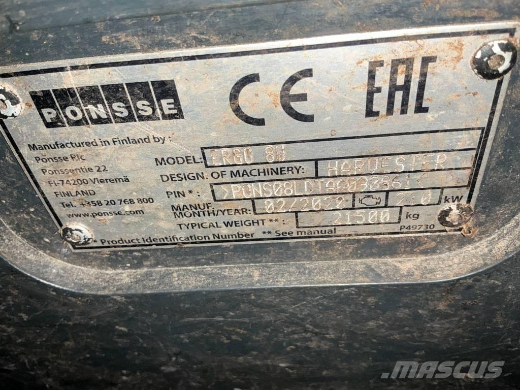Ponsse ERGO 8W Abatteuse