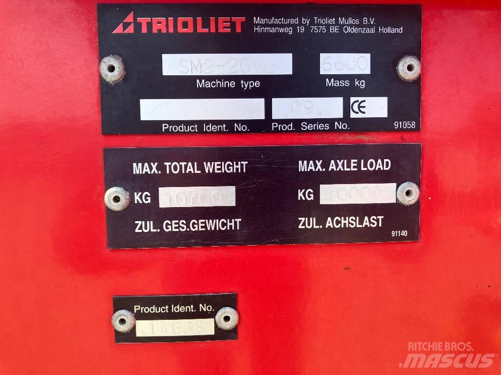 Trioliet SM2 20 VE Bac, râtelier