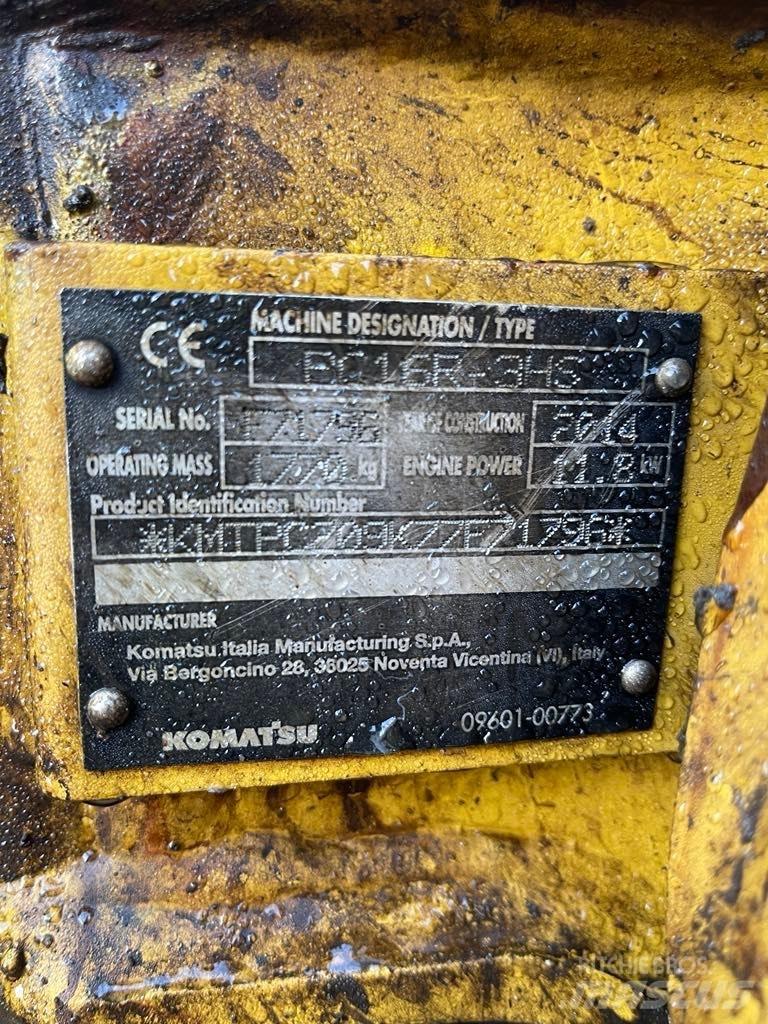 Komatsu PC 16 R-3HS Mini pelle < 7t