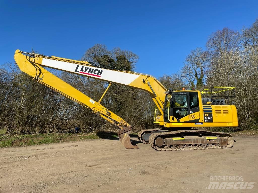 Komatsu PC 210 Pelle longue portée