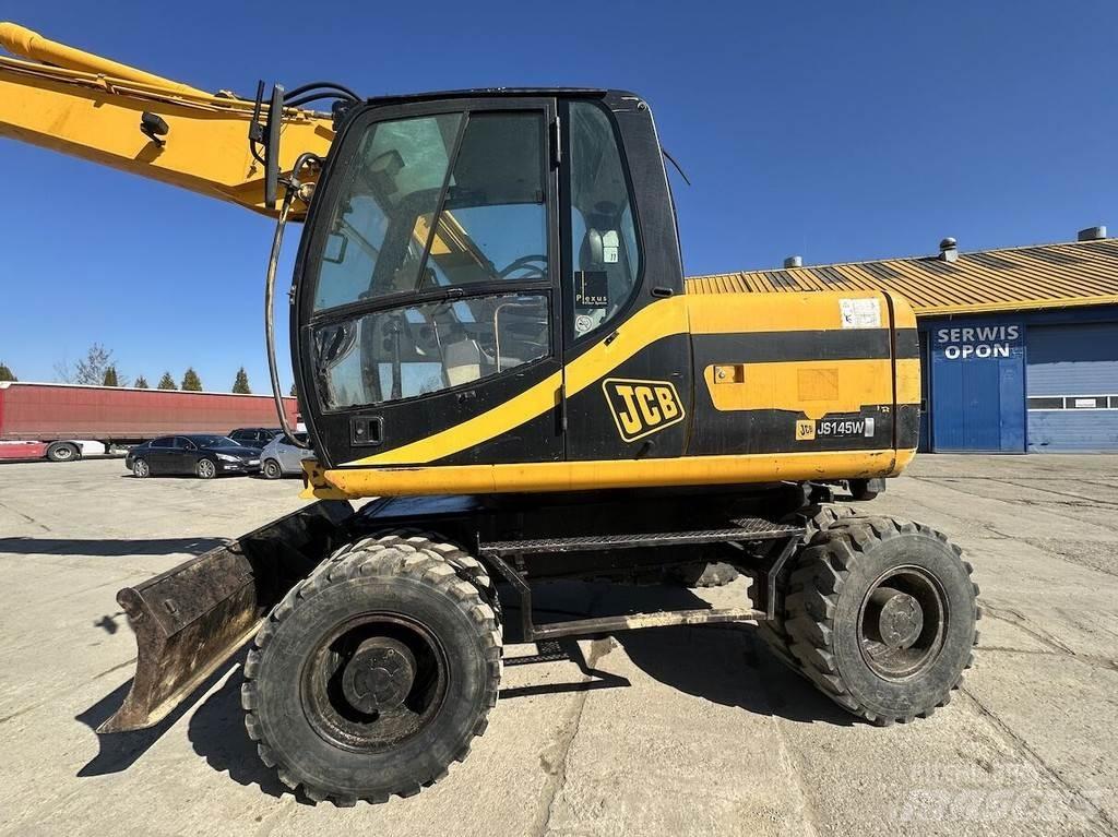 JCB JS145W Pelle sur pneus