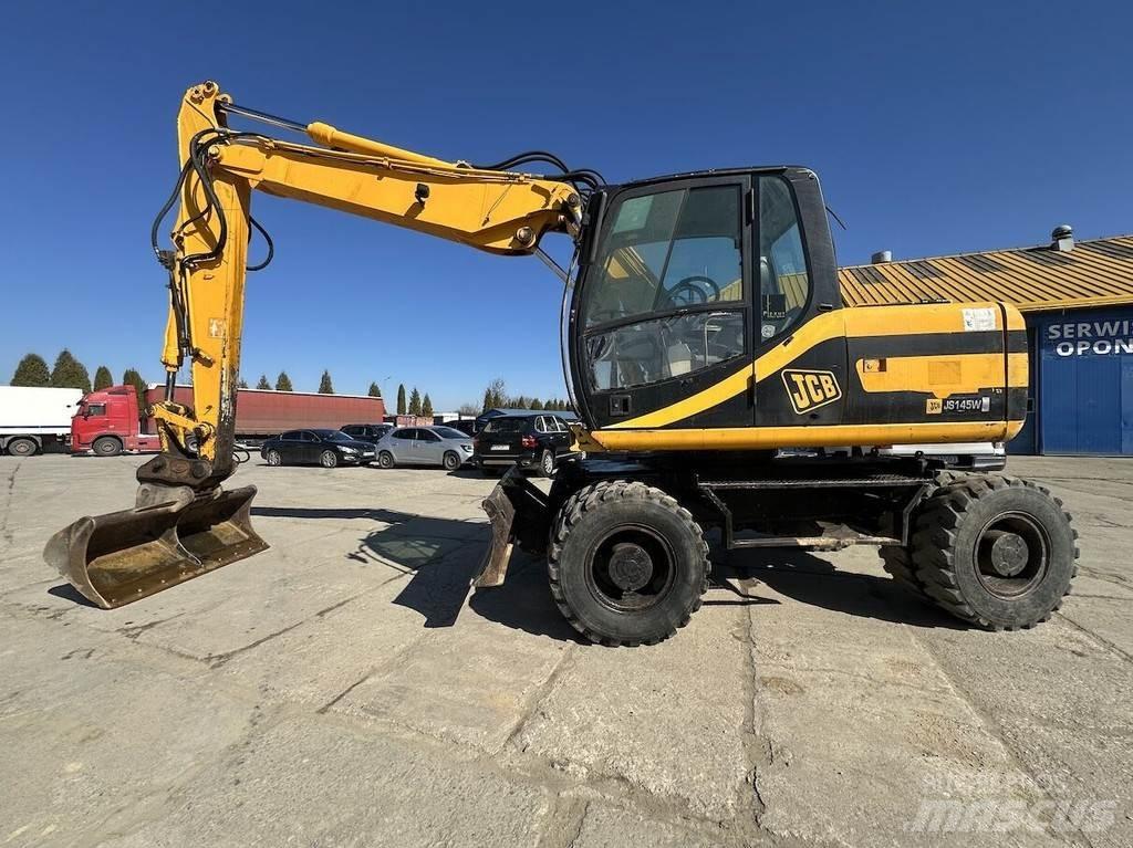 JCB JS145W Pelle sur pneus