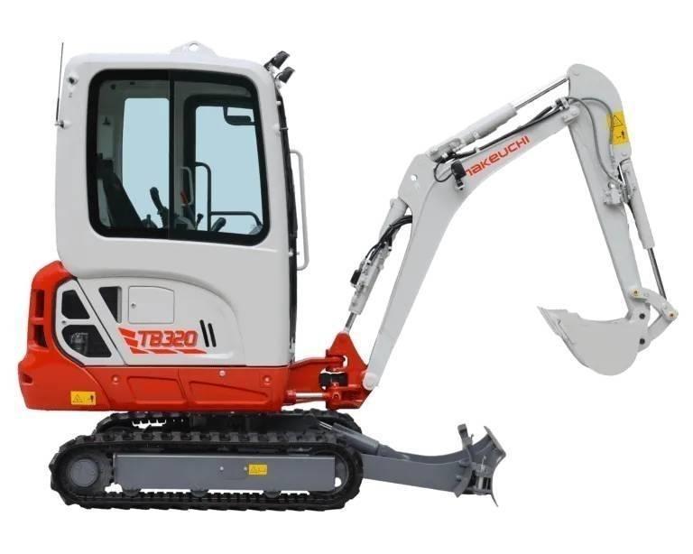 Takeuchi TB320 Mini pelle < 7t