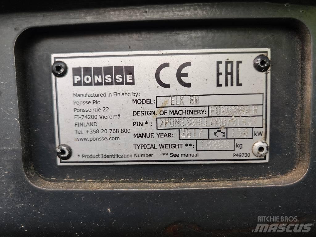 Ponsse Elk 8W Porteur
