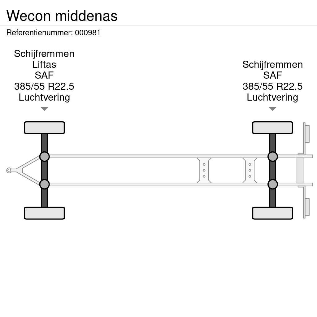 Wecon middenas Remorque ridelle