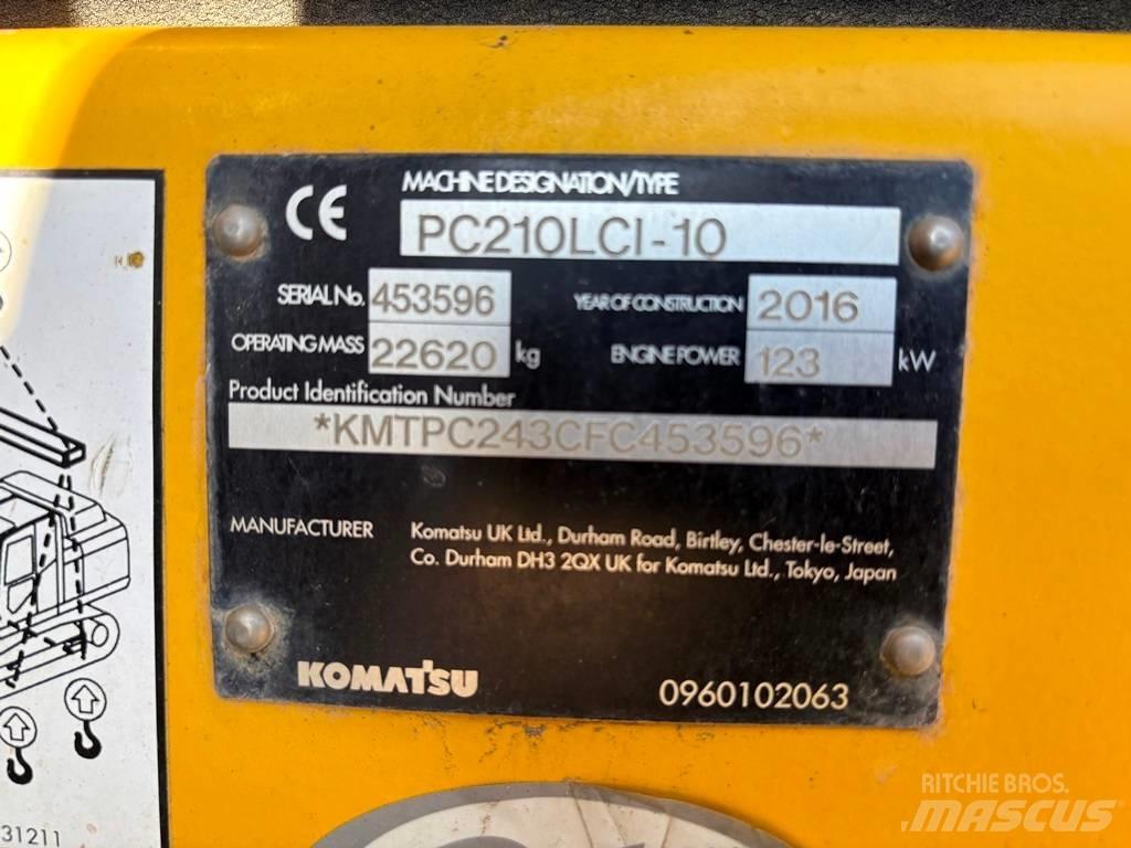 Komatsu PC 210 LC-10 Pelle sur chenilles