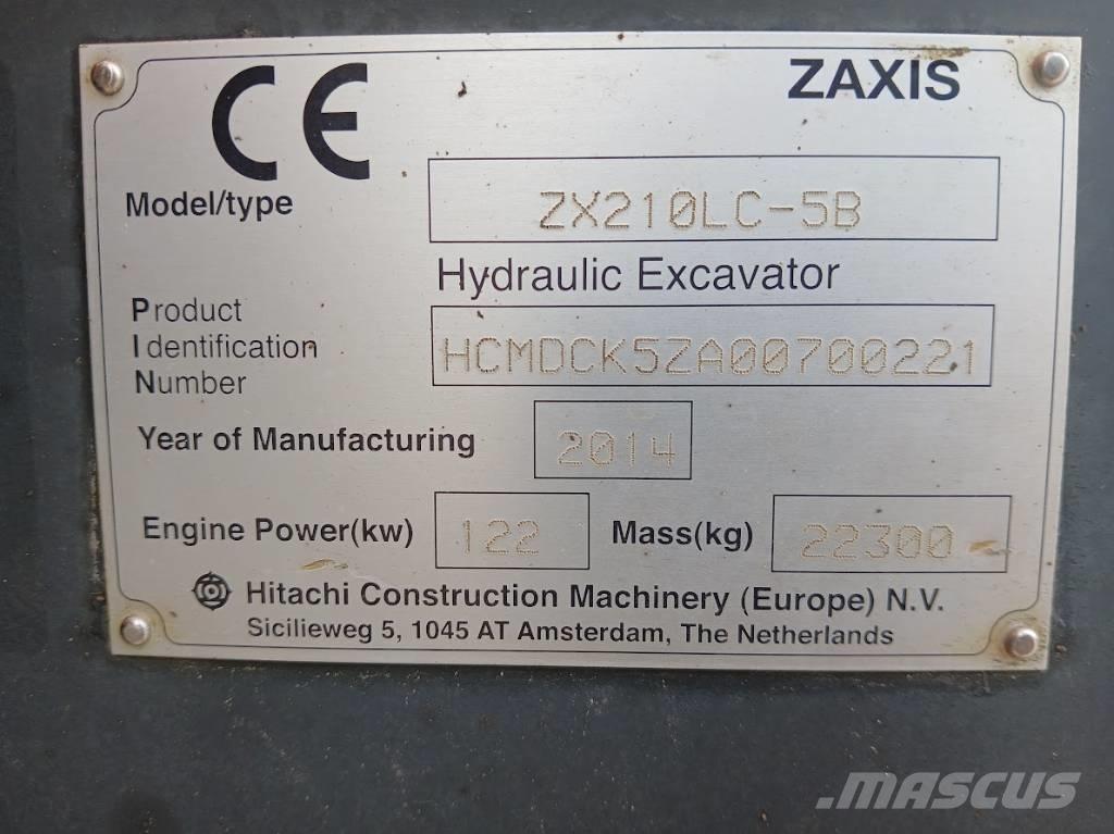Hitachi ZX 210 LC-5B Pelle sur chenilles