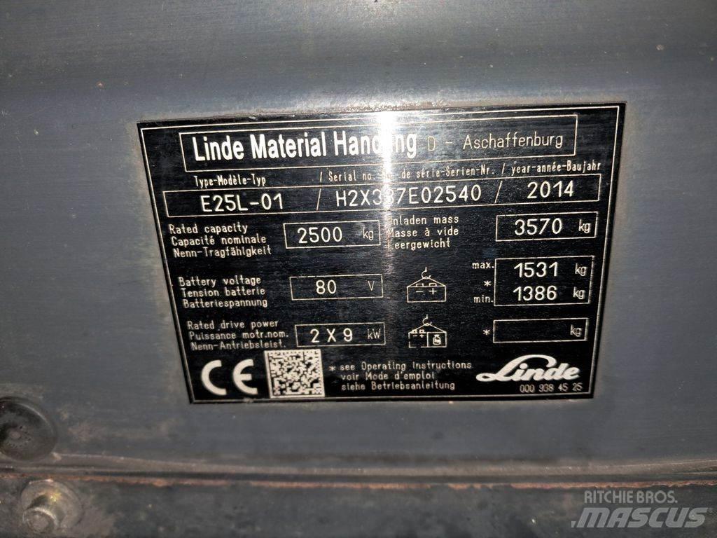 Linde E25L-01 Chariots élévateurs électriques