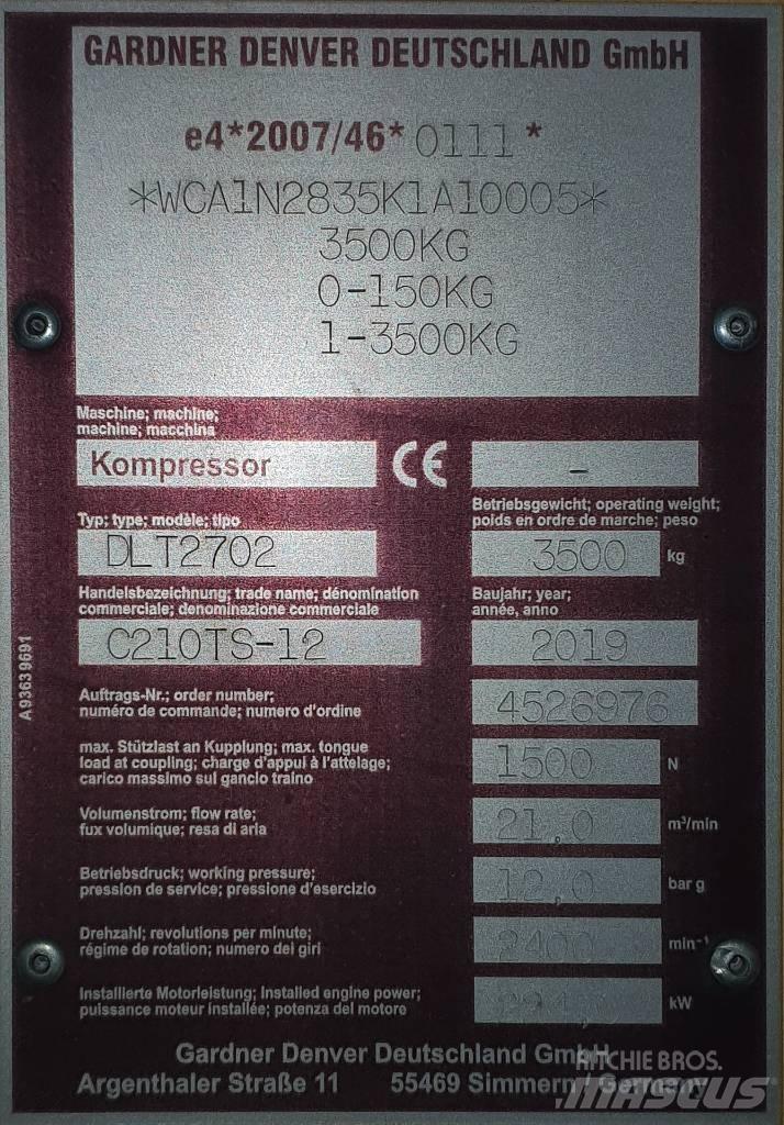 Compair C210 TS-12 Compresseur